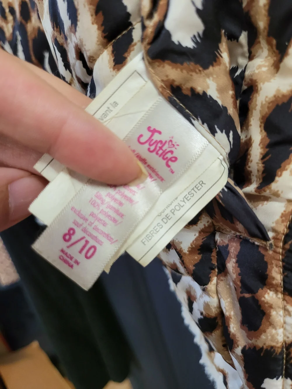 Leopard Print Reversible Coat